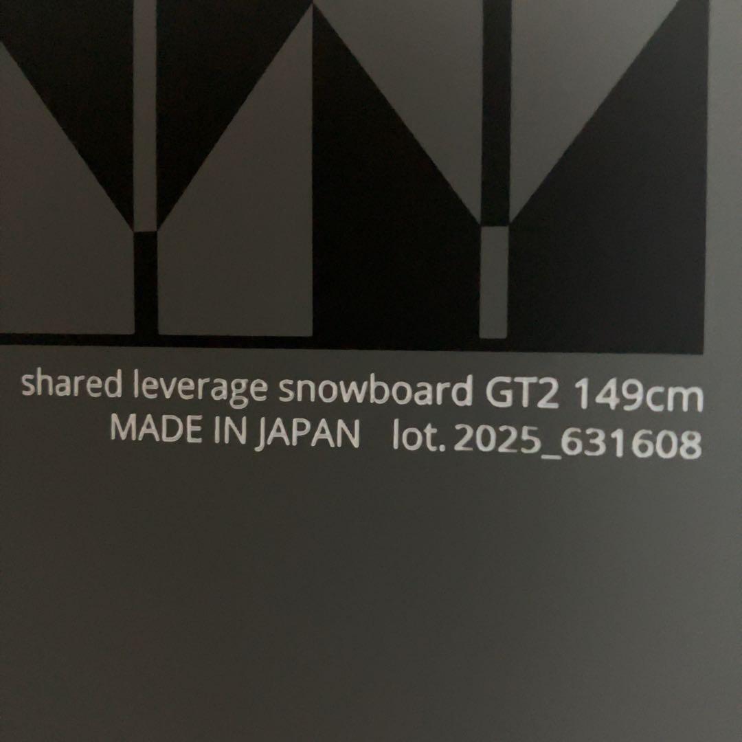 [超美品] 25-26 leverage GT2 149cm レバレッジ スノボ
