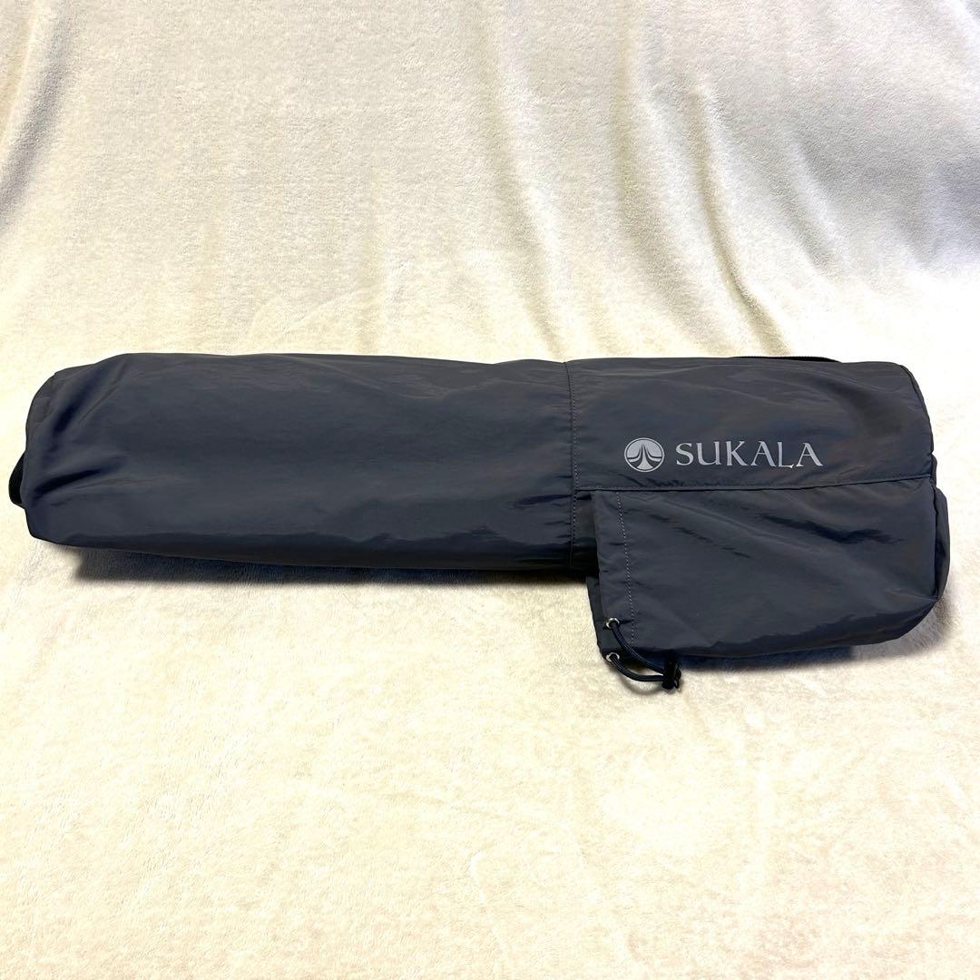 【美品】SUKALA リバーシブルヨガマット ローズ 専用収納バッグ付き