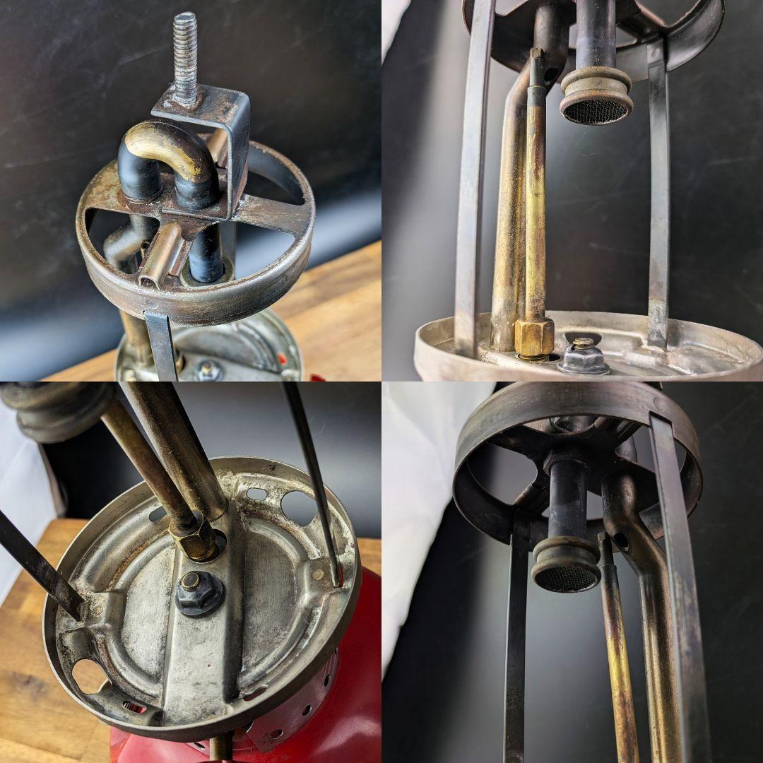 希少マルーン★コールマン ランタン 200A 62年6月製 PYREX赤ロゴ美品