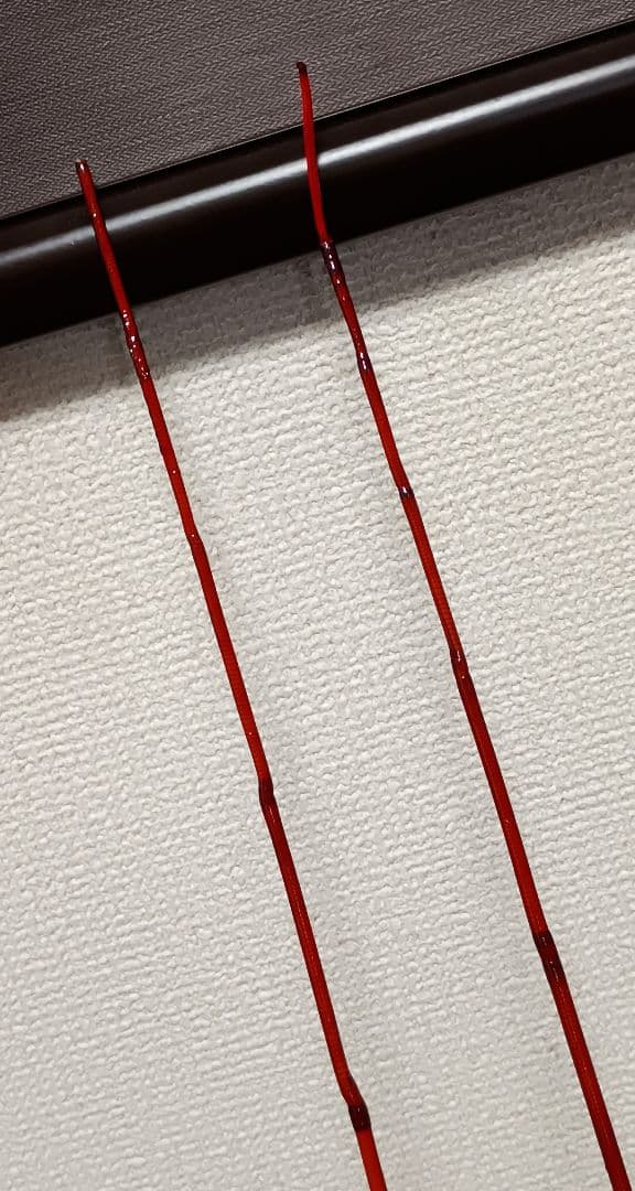 最終価格　渡辺静作　5本継ぎ鮎竿　竹竿　穂先2本付