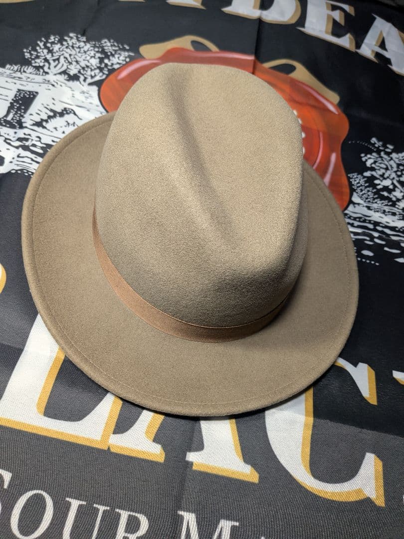 ニューヨークハット 中折れ フェドラ フェルト ハット 58.5cm LARGE