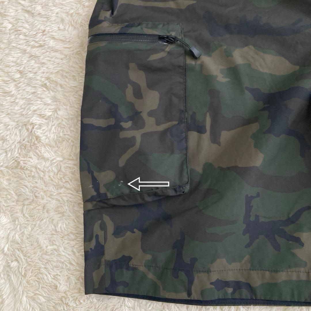 DAIWAレインマックス　ハーフパンツ　迷彩　カモフラ　XL