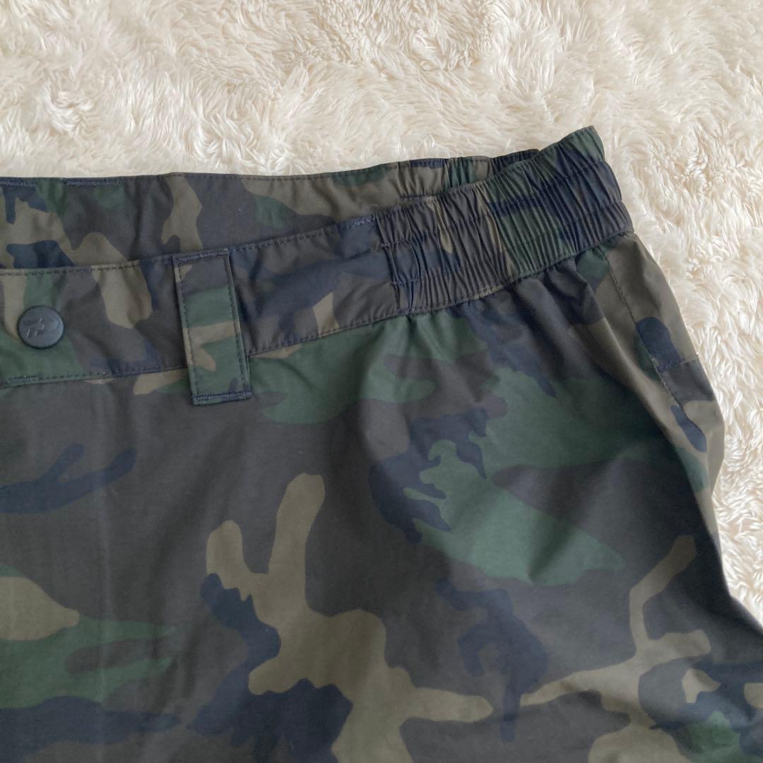 DAIWAレインマックス　ハーフパンツ　迷彩　カモフラ　XL