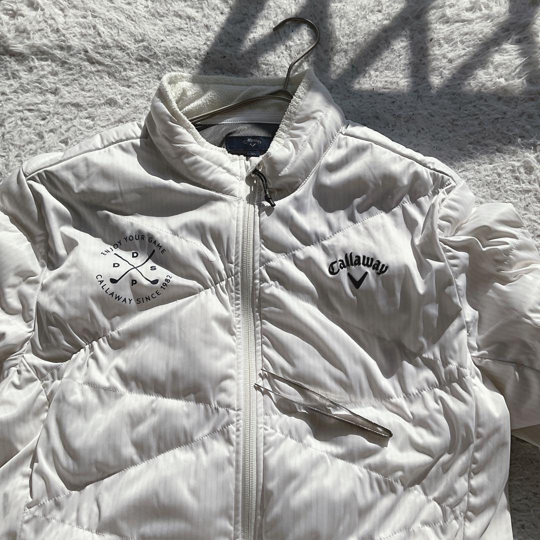 キャロウェイ 中綿ジャケット ダブルジップ プリント LL ゴルフ レジャー