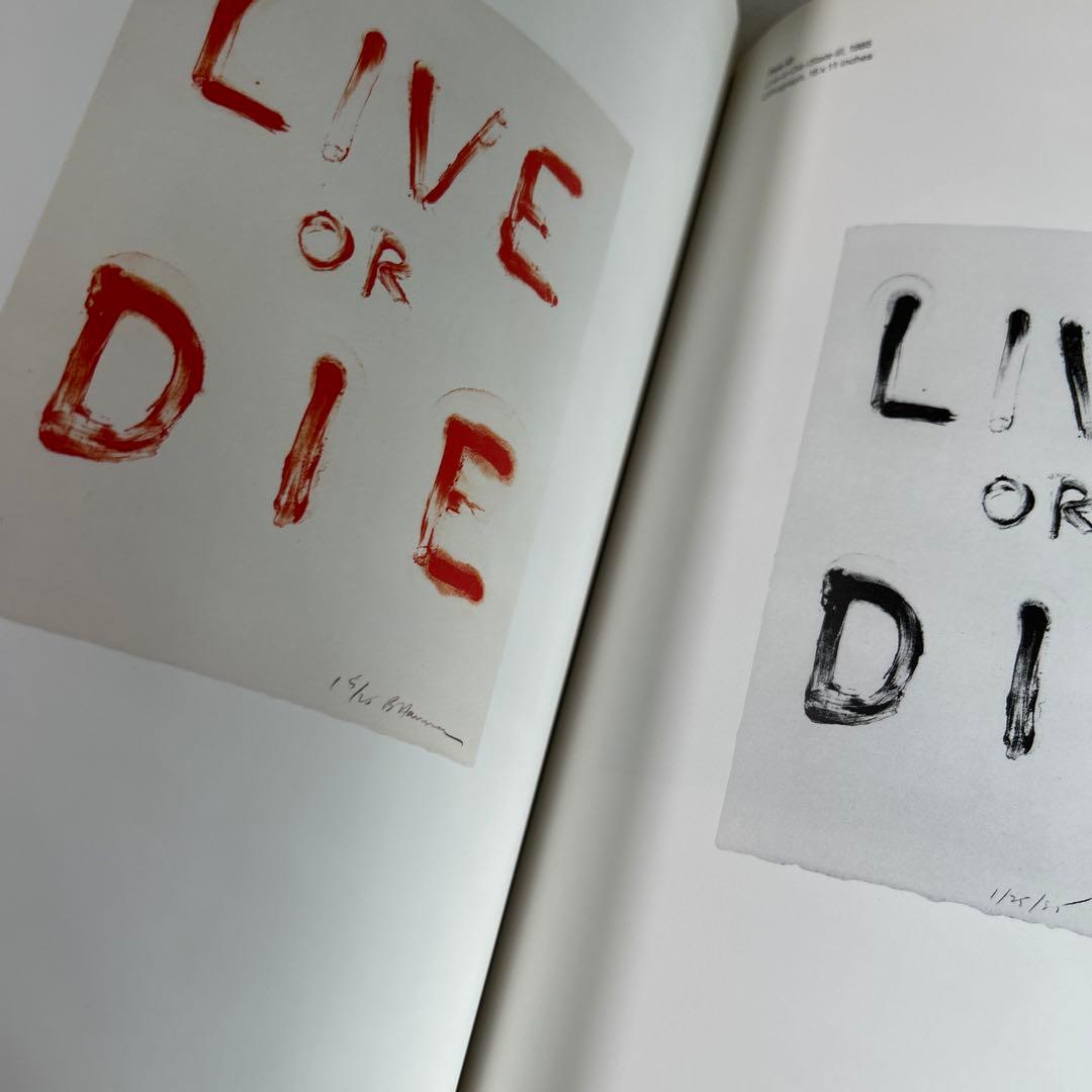 Bruce Nauman Prints 1970-89 ブルース・ナウマン　版画