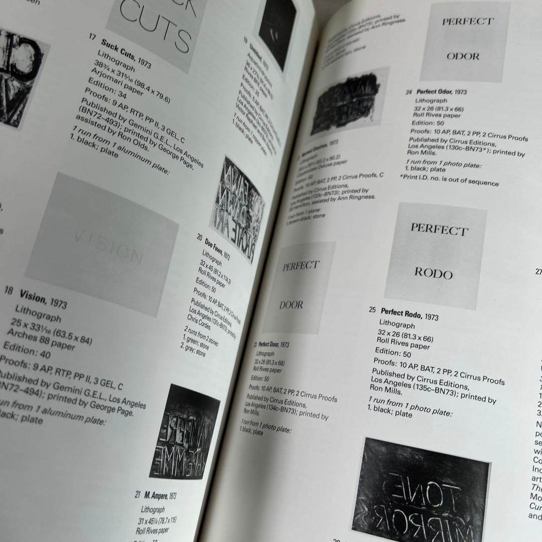 Bruce Nauman Prints 1970-89 ブルース・ナウマン　版画