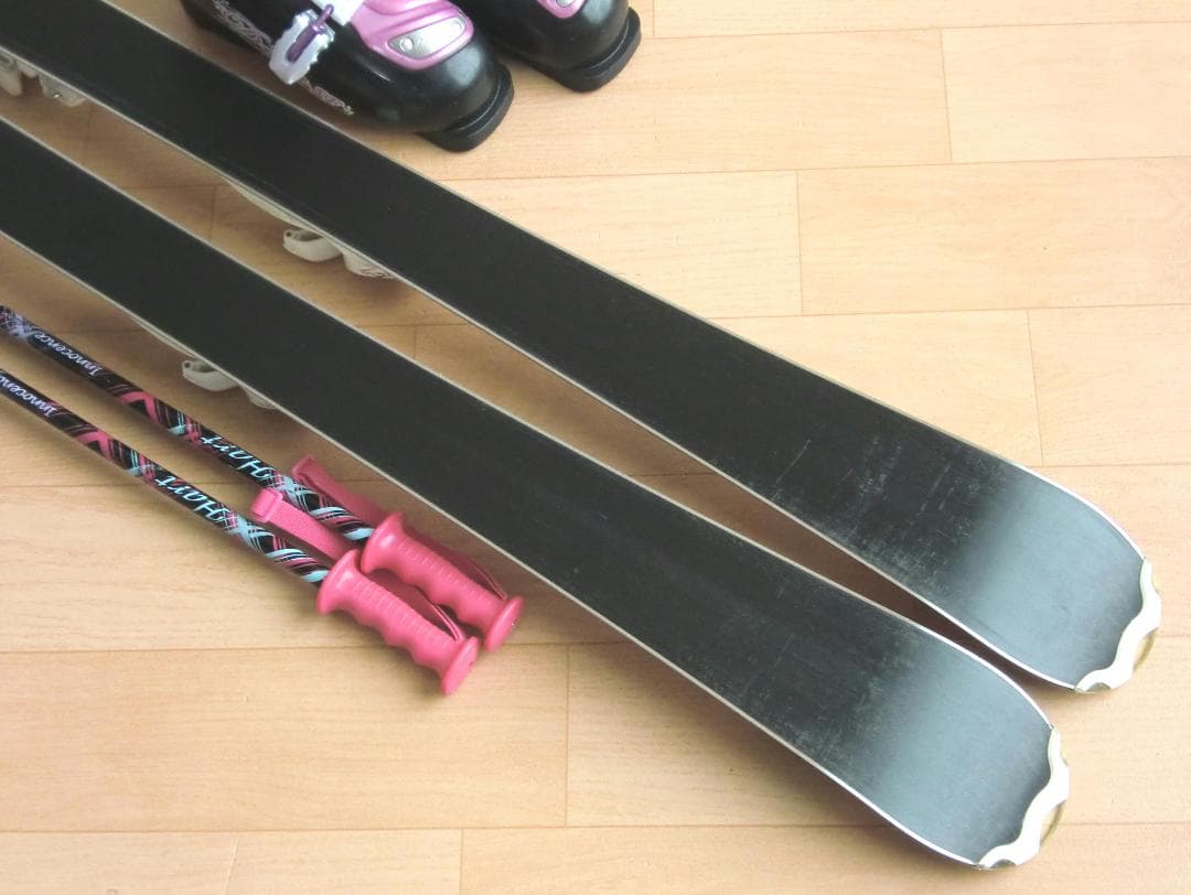 ■最終特価■送料無料■Hart■ジュニアスキーセット■板127靴23■WAX済■