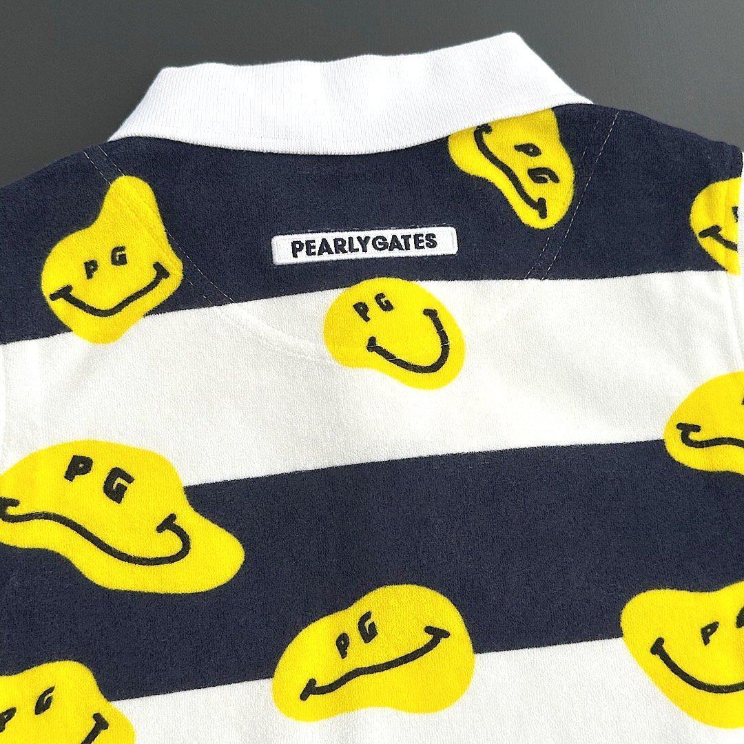 307【2点セット】パーリーゲイツ ポロシャツ スカート ボーダー ニコ 0 S