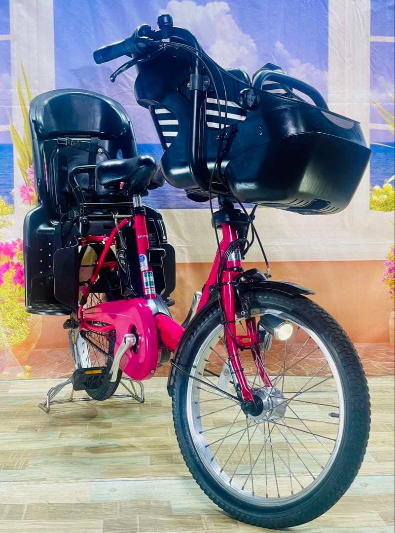 まりな　ギュット⭐️13AHパナソニック子供乗せ電動自転車Y3250