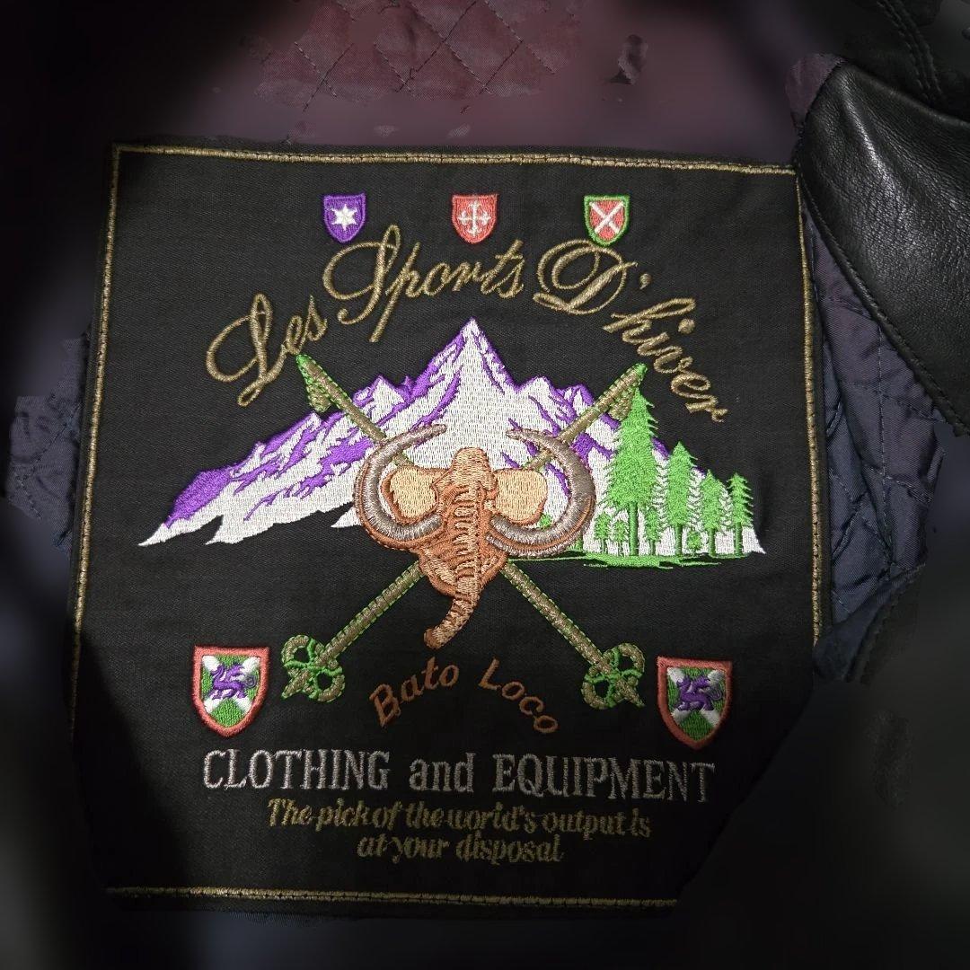 80s ヴィンテージ 本革 レザーハンティングジャケット M 雰囲気抜群 羊