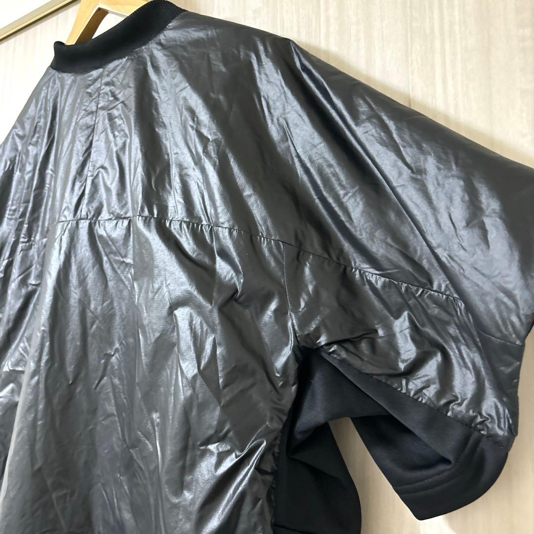 【極美品】adidas ウインドブレーカー 野球 ナイロン 中綿入り 半袖　4L