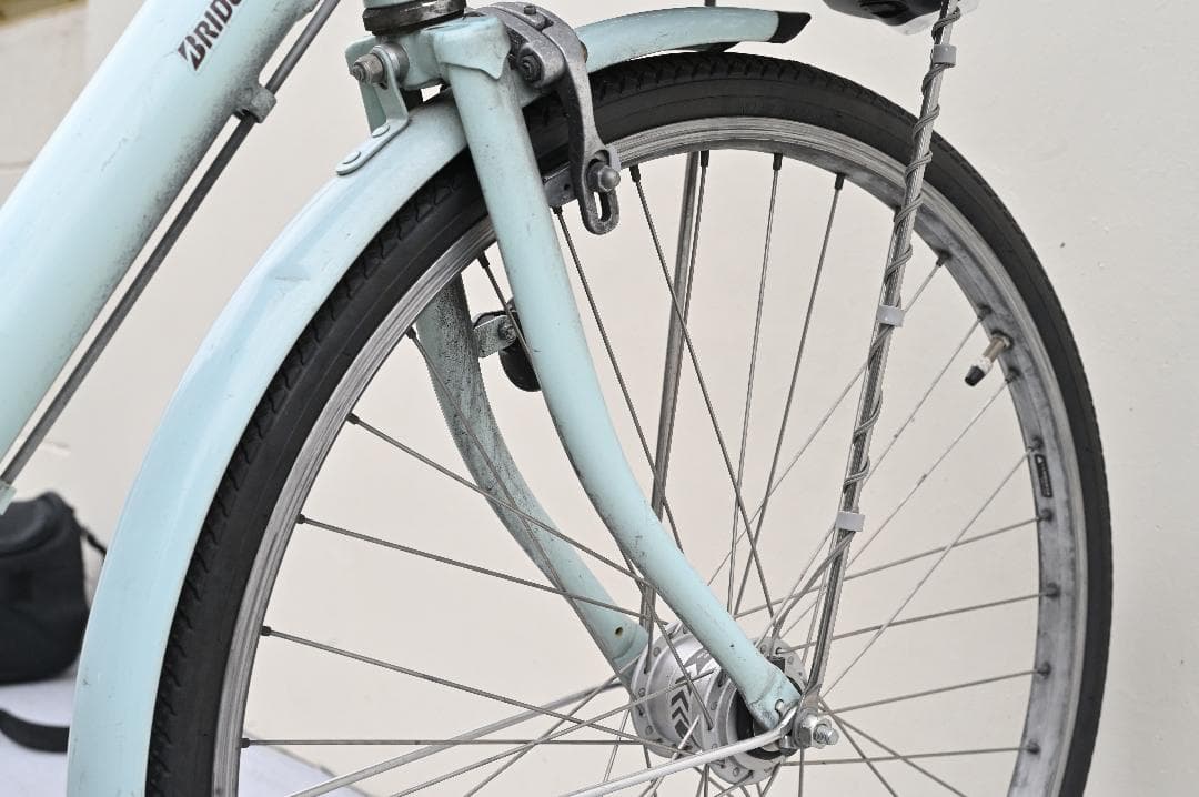 【美品!!】ブリジストン　自転車　24インチ　前後タイヤ新品!!　大阪