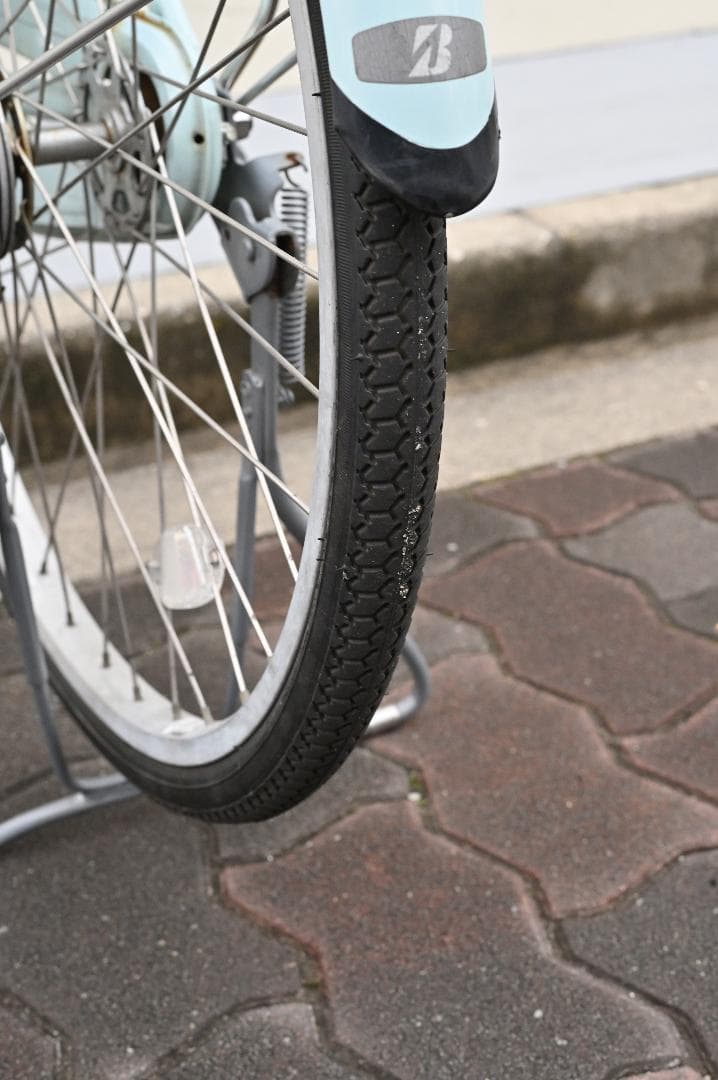 【美品!!】ブリジストン　自転車　24インチ　前後タイヤ新品!!　大阪