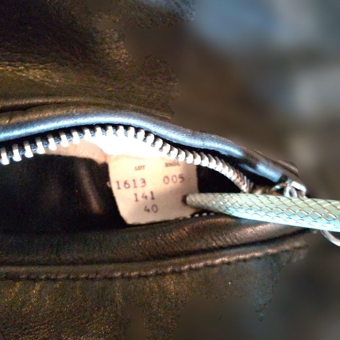 Schottブラックレザーシングルライダース141 サイズ40