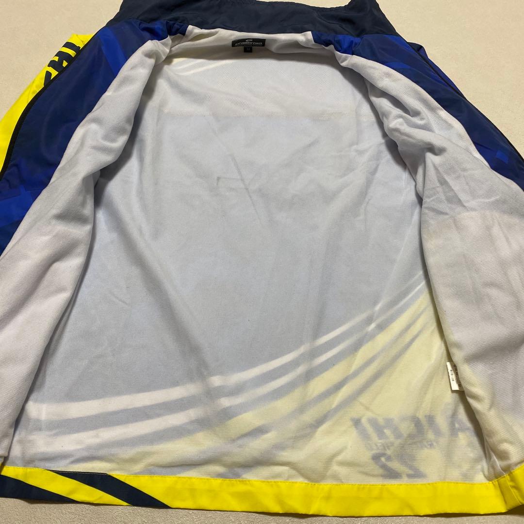 ⭐️愛知県陸上ジュニア強化選手限定　裏地付きウィンドブレーカー　青・黄色 M＊QF