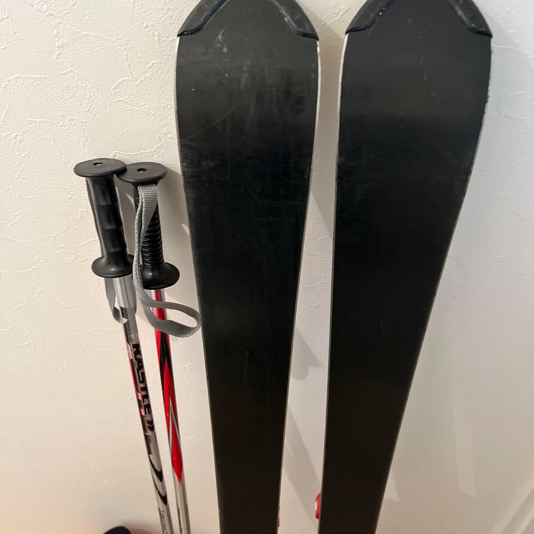 スキー３点セットSAROMON ROSSIGNOL 120 22.5