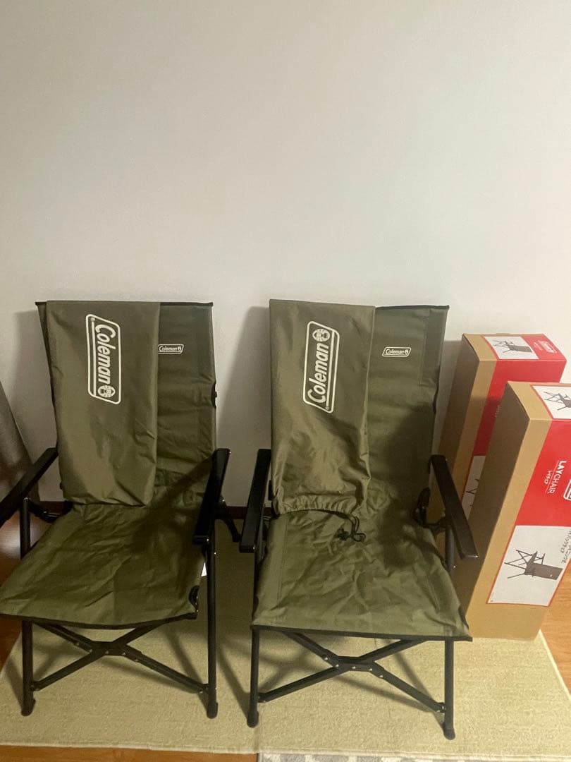Coleman アウトドアチェア 2脚セット LAYCHAIR
