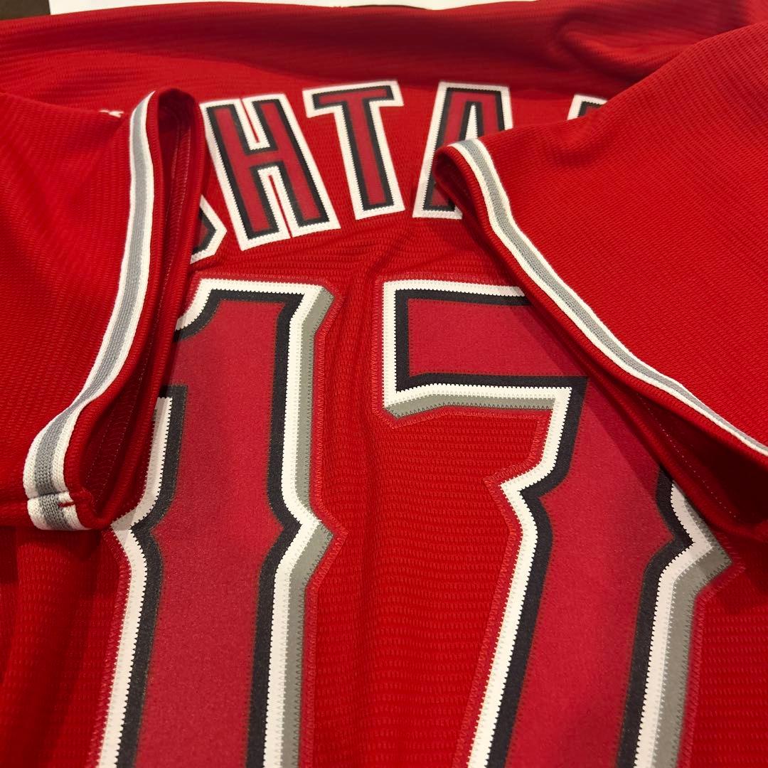 ANGELS Majestic ベースボールジャージ レッド　お値下げ中です