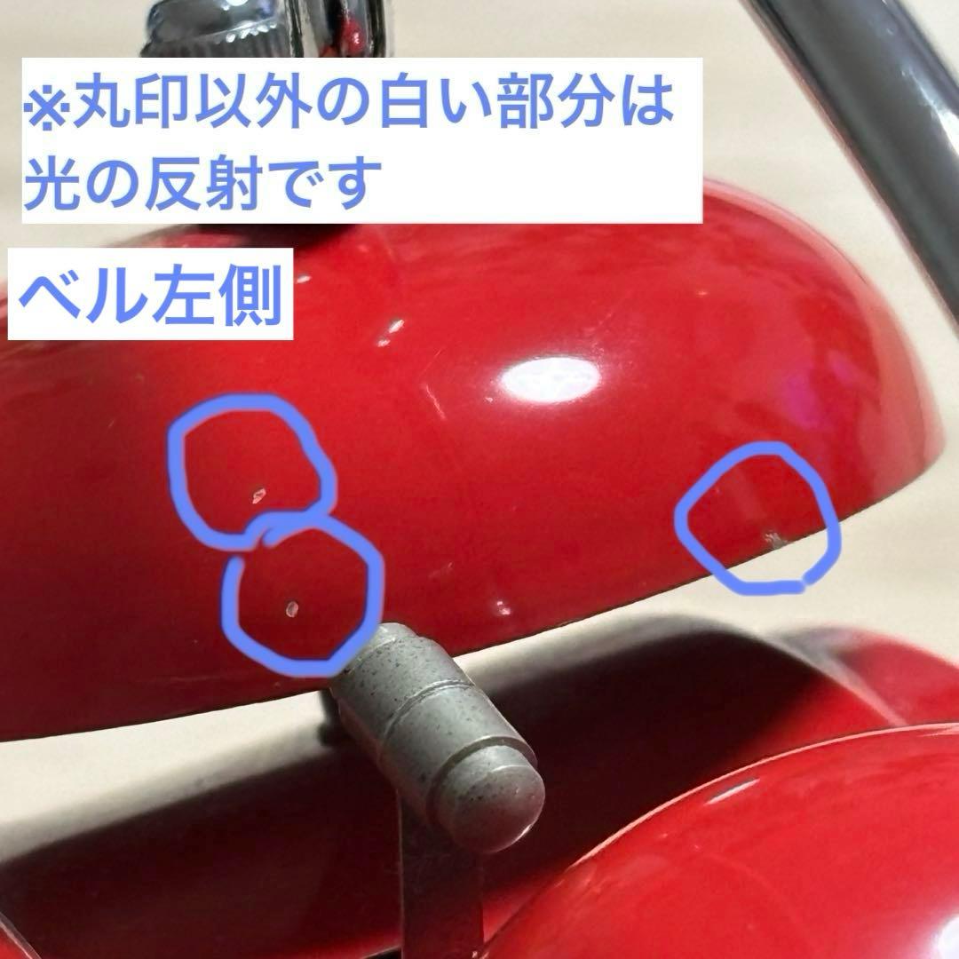 ファミリア　目覚まし時計　赤　ベル　Fami&Lia