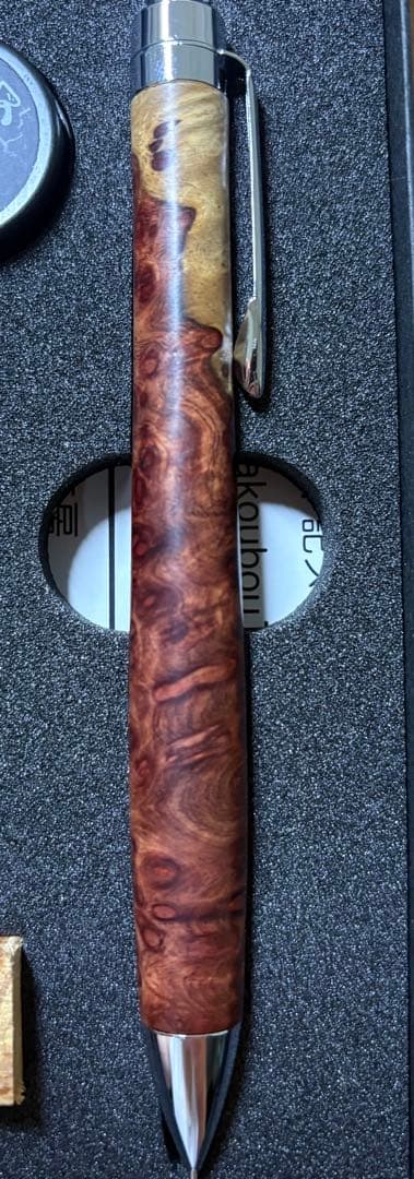 値下げ　こぶた工房　旧型固定式口金0.5MP 極上+花梨紅白 グロテスク