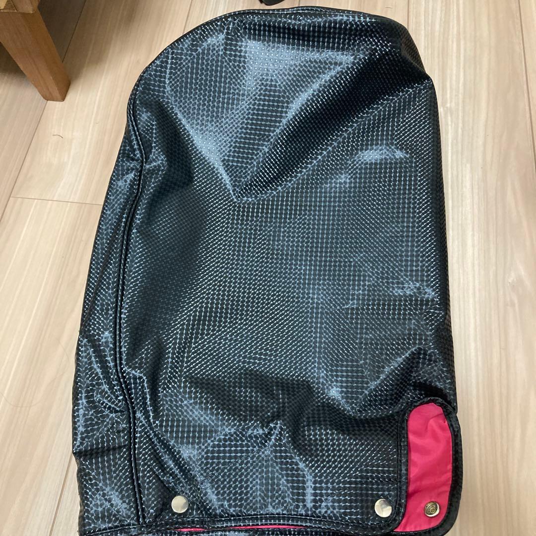 ルコック ゴルフ　キャディーバッグ　レディース　ブラック＆ピンク　ゴルフバッグ