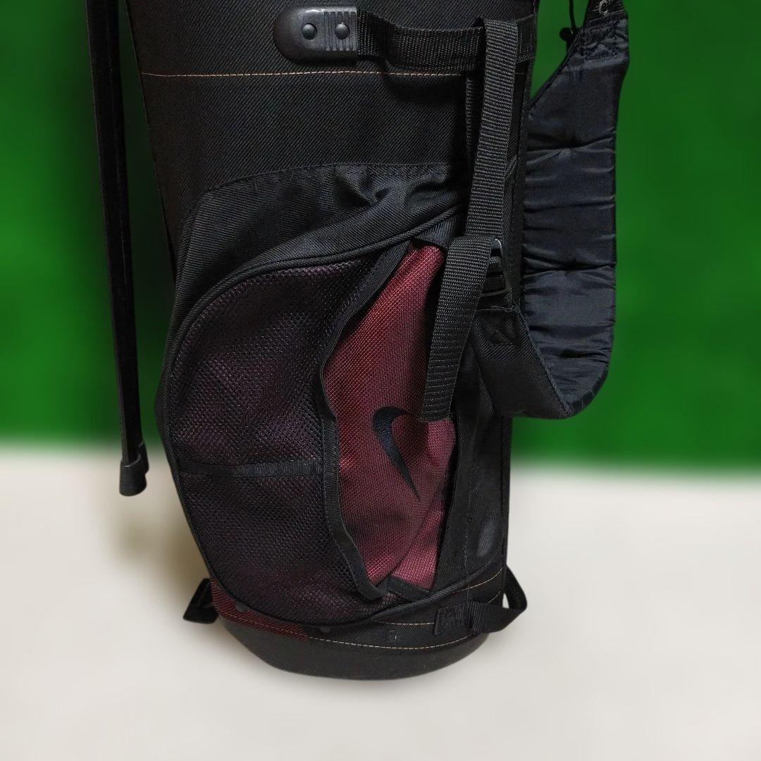 NIKE スタンドゴルフバッグ 黒/赤 int