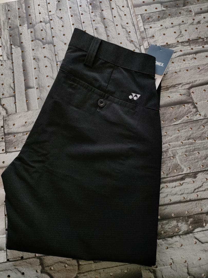 YONEX ヨネックス ゴルフ メンズノータックメッシュパンツ 黒