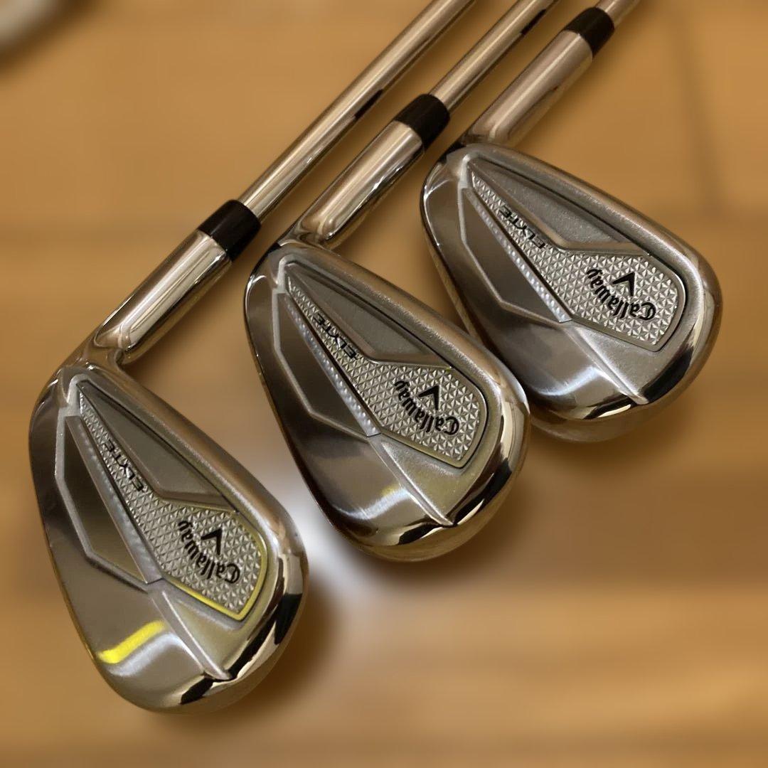 【試打のみ】エリート（ELYTE）アイアン　6-P+AW セット　キャロウェイ