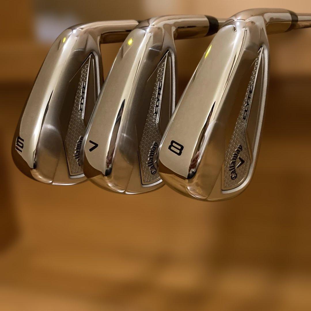 【試打のみ】エリート（ELYTE）アイアン　6-P+AW セット　キャロウェイ