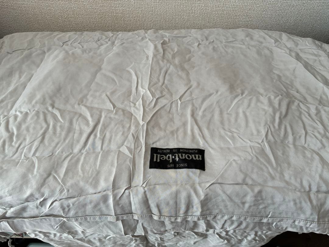 モンベル シルク インナーシーツ ライトグレー 軽量