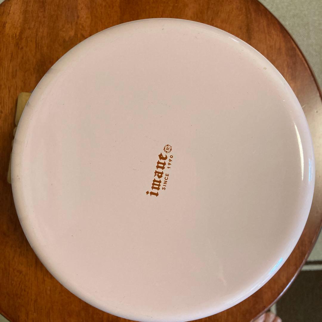 イマン　パンジー蓋付きバケツ