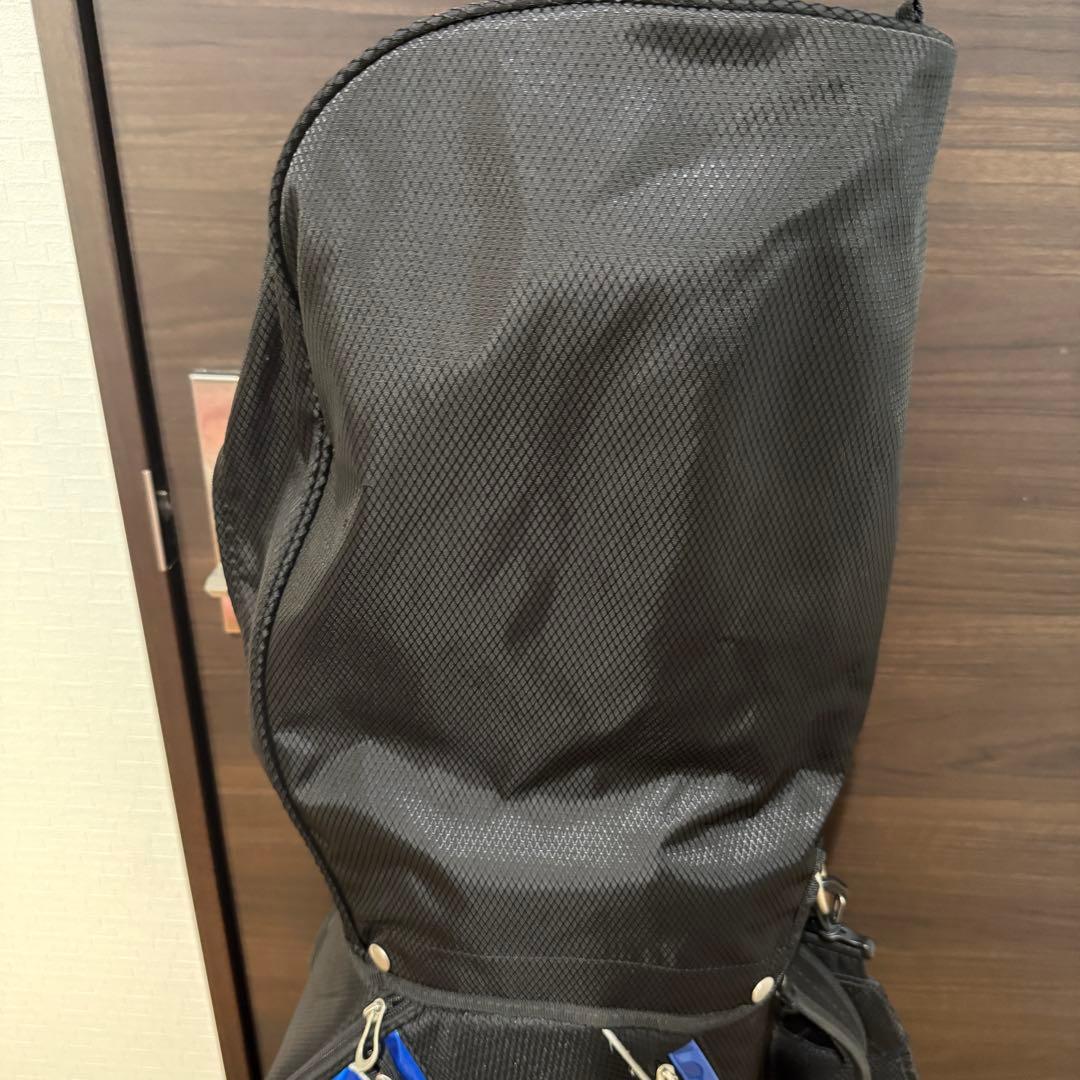 Mizuno キャディバッグ ゴルフバッグ 黒/青