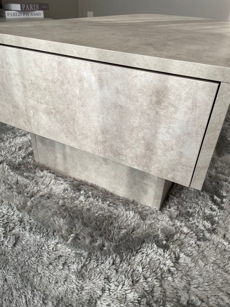 引き出し収納付き　センター　ローテーブル