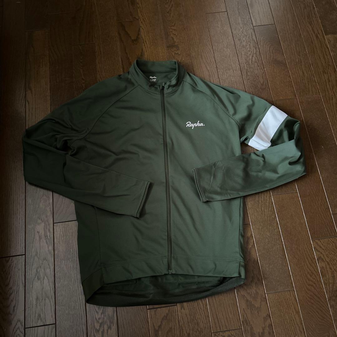 ウェア Rapha men's long sleeve core jersey wine