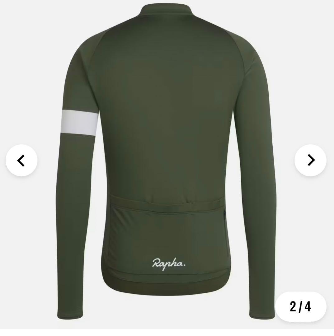 ウェア Rapha men's long sleeve core jersey wine