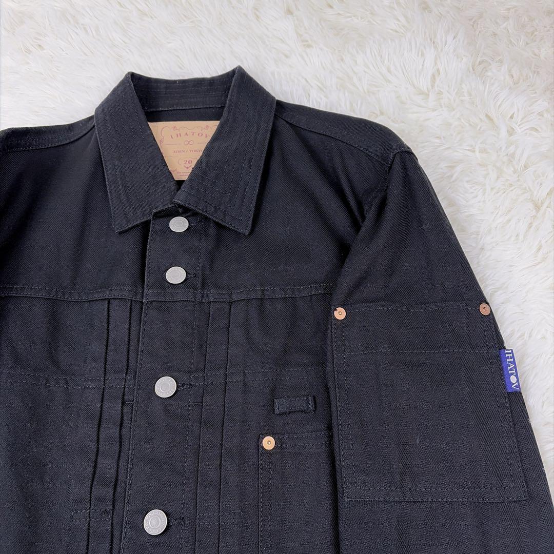 【極美品】IHATOV 2ndデザイン　デニムジャケット ショート丈