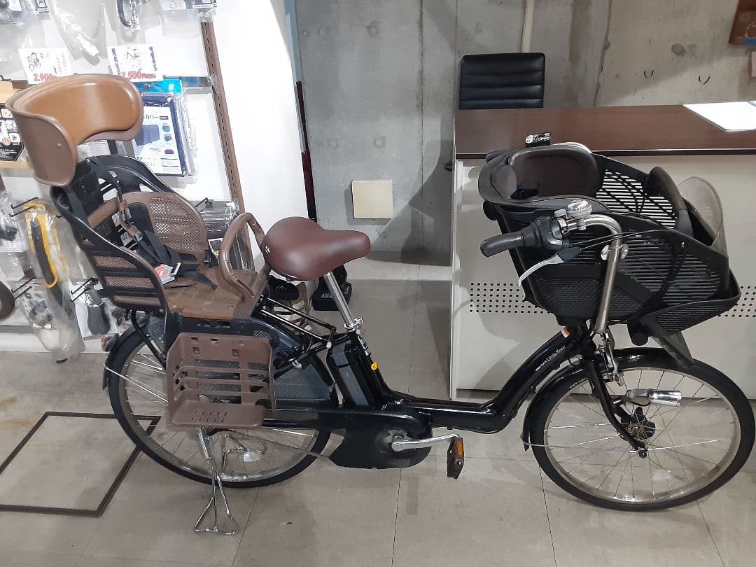 東京都内　送料無料　整備済み　前後子供乗せ電動アシスト自転車