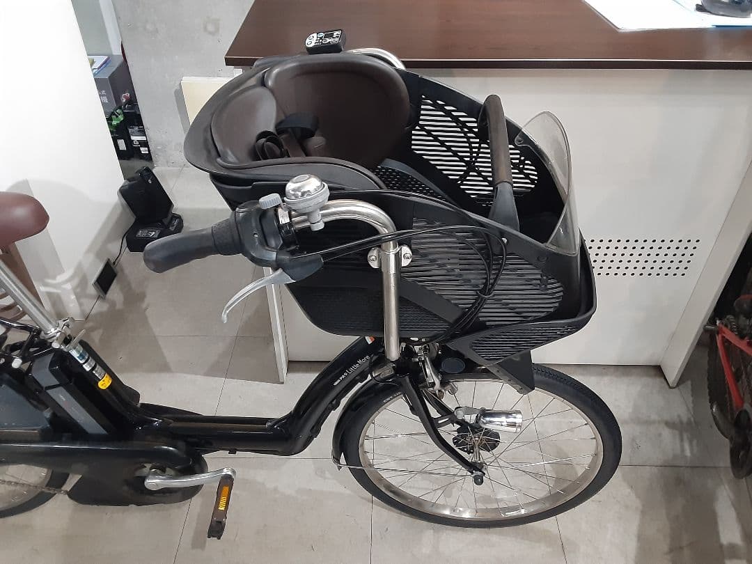 東京都内　送料無料　整備済み　前後子供乗せ電動アシスト自転車