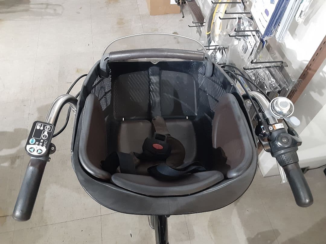 東京都内　送料無料　整備済み　前後子供乗せ電動アシスト自転車