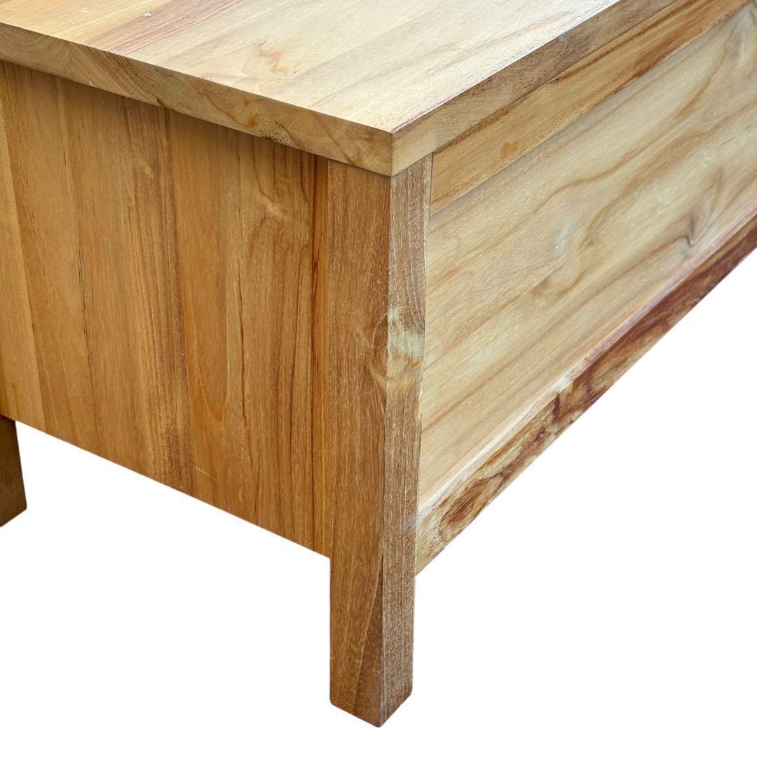 【週末セール】unico SOTO AVボード W1500 チーク無垢材 北欧風