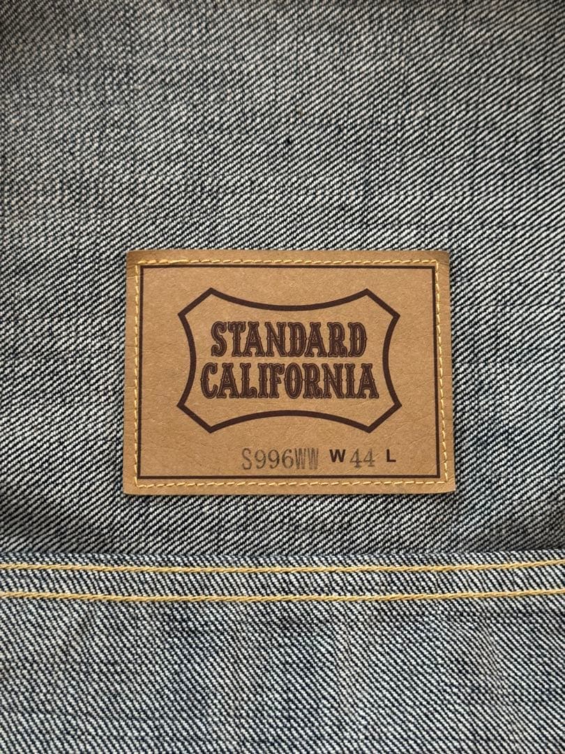 【美品】スタンダードカリフォルニア デニムジャケット S996WW 大戦 44