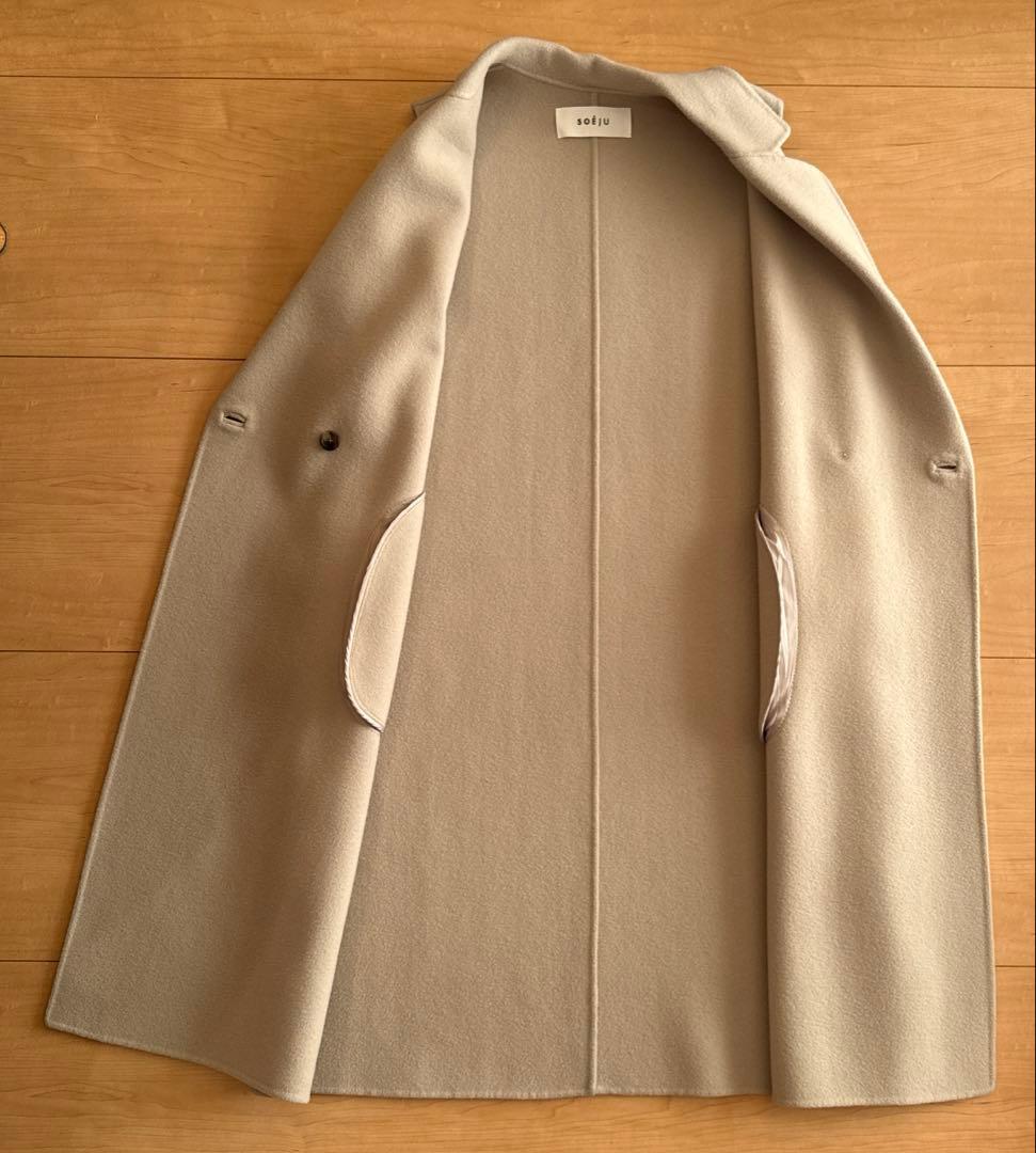 Y*A様 SOEJUソージュ　ウールリバーロングジレ　ネイビー　フリーサ