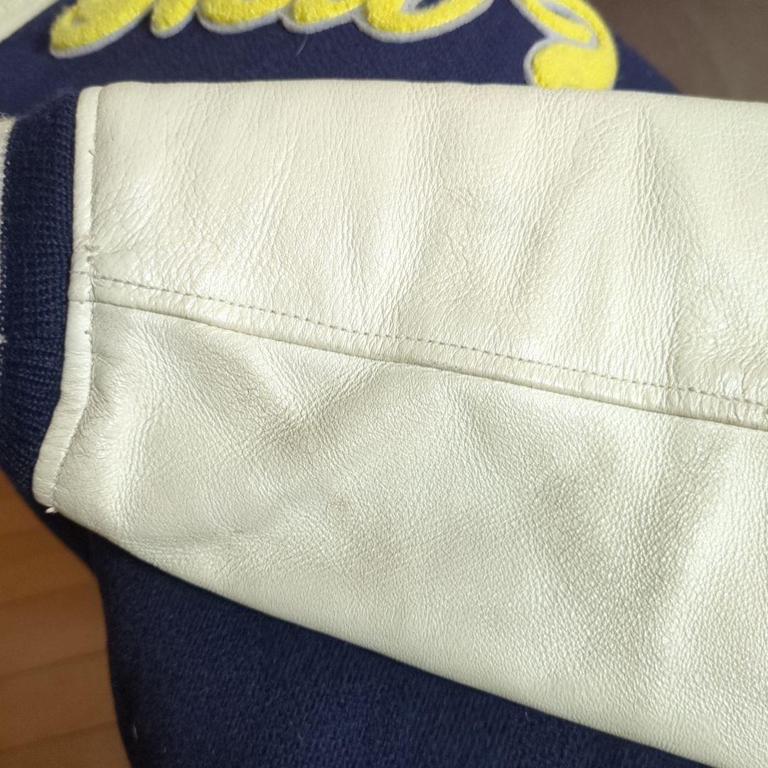 NYニグロリーグ スタジャン　袖ピッグスキン　サイズL