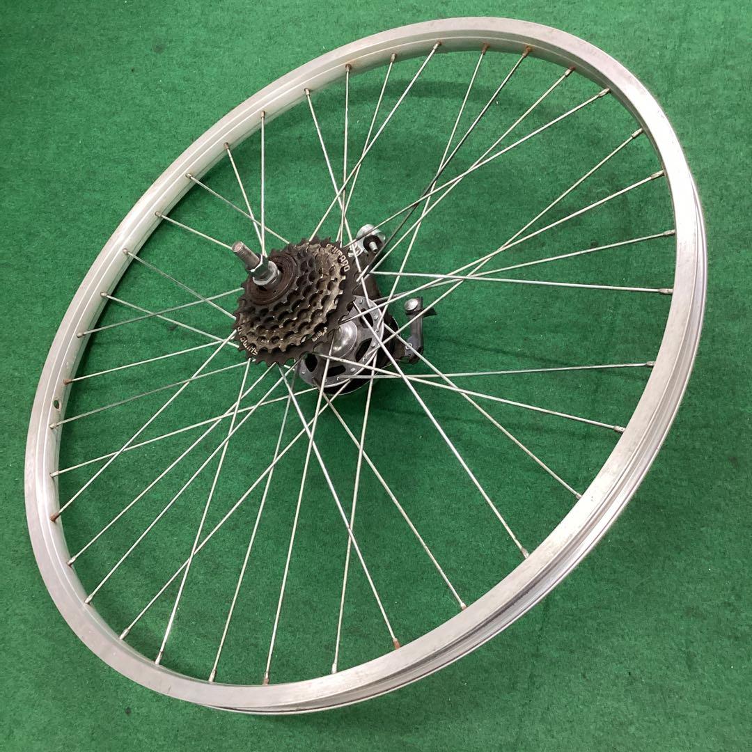 アルミリム　後輪　26x1.75 外装6段 リア　26インチ　ローラーブレーキ