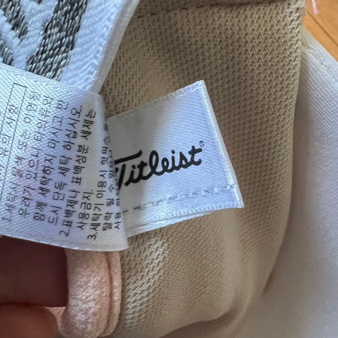 タイトリスト　ゴルフサンバイザーリボンロゴ　韓国限定