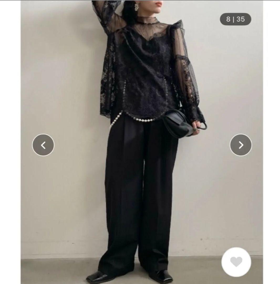 AMERI VINTAGE アメリヴィンテージ レーストップス ブラウス F