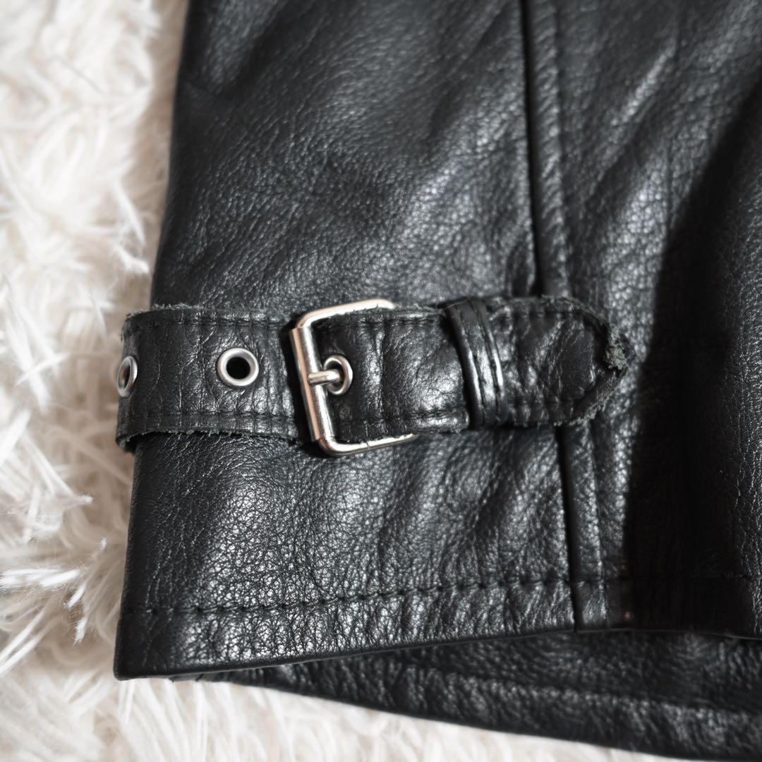 ショット クラシックレーサー レザージャケット ライダース ツインストライプ