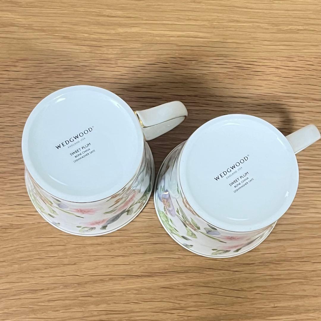 Bono　新品！ウェッジウッド スイートプラム ペアマグ
