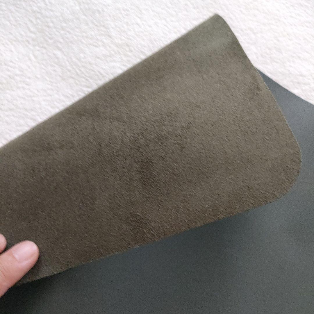 多様なマット　グレー　60×35　 バスマット　レザー　合皮