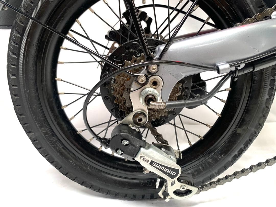 【即乘】送料無料HAIGE電動自転車 SHIMANO 7速16インチ動作確認済